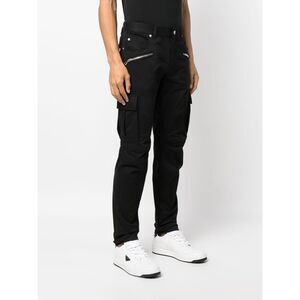 BALMAIN Jeans Mens Size 36 Black Cargo Button Fly Zip Pockets Pants $1595